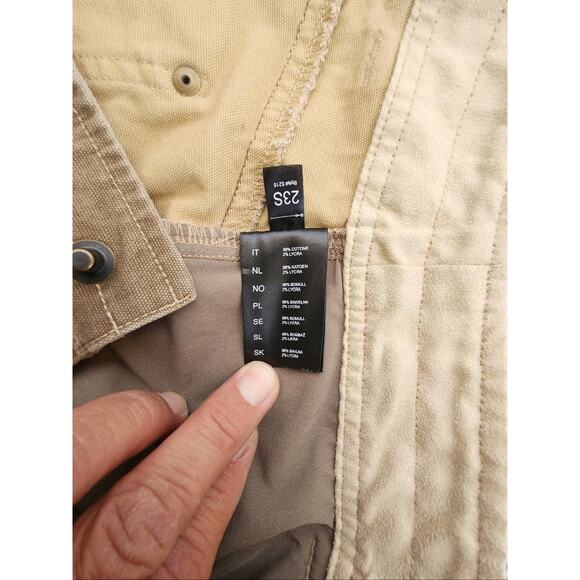 Kuhl Shorts Mens 42 Tan Brown Rugged Canvas Workwear Utility Vintage The Law - Picture 11 of 14